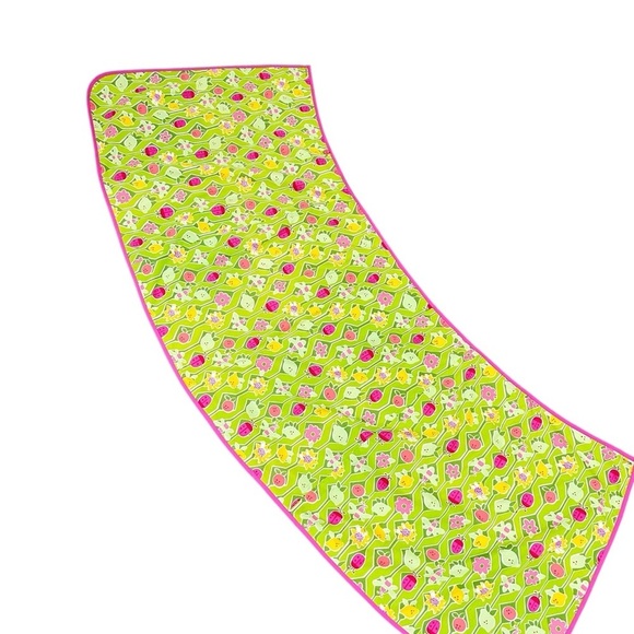 Lilly Pulitzer Sunflower lady bug reversible A-Line wrap Skirt Pink/Green 14 - Picture 5 of 10